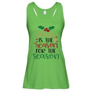 Jesus Is The Reason For The Season Christmas Ladies Essential Flowy Tank