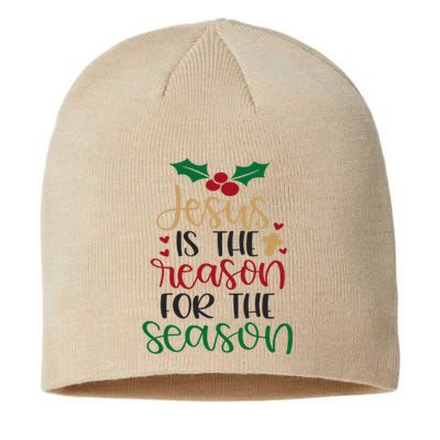 Jesus Is The Reason For The Season Christmas Sustainable Beanie