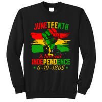 Juneteenth Is The Real Independence Day 1865 Freedom Pride Sweatshirt