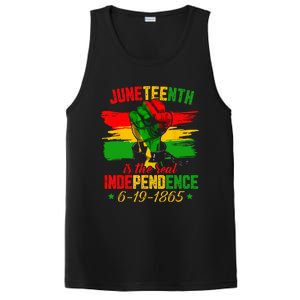 Juneteenth Is The Real Independence Day 1865 Freedom Pride PosiCharge Competitor Tank