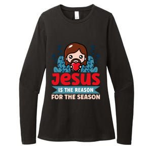 Jesus Is The Reason For The Season Jesus And Christmas Womens CVC Long Sleeve Shirt