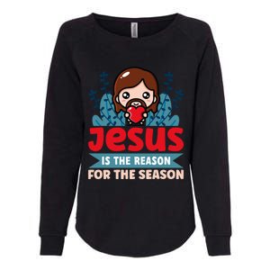 Jesus Is The Reason For The Season Jesus And Christmas Womens California Wash Sweatshirt