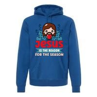 Jesus Is The Reason For The Season Jesus And Christmas Premium Hoodie