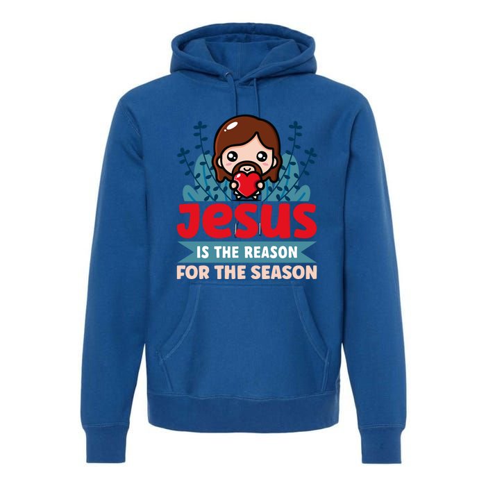 Jesus Is The Reason For The Season Jesus And Christmas Premium Hoodie