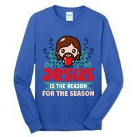 Jesus Is The Reason For The Season Jesus And Christmas Tall Long Sleeve T-Shirt