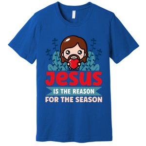 Jesus Is The Reason For The Season Jesus And Christmas Premium T-Shirt