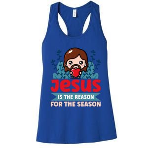 Jesus Is The Reason For The Season Jesus And Christmas Women's Racerback Tank