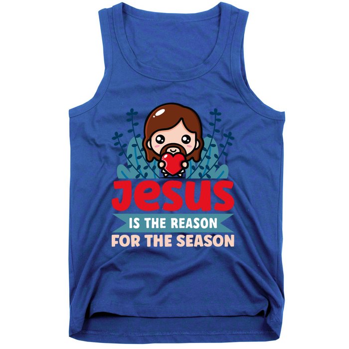 Jesus Is The Reason For The Season Jesus And Christmas Tank Top