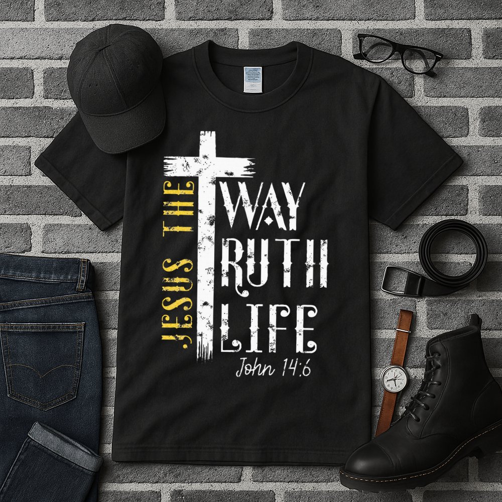 Jesus is the way truth and life John 146 Tall T-Shirt