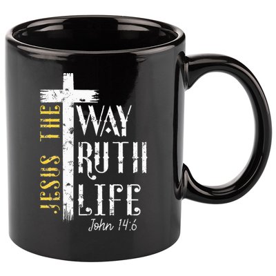 Jesus is the way truth and life John 146 11oz C Handle Ceramic Mug