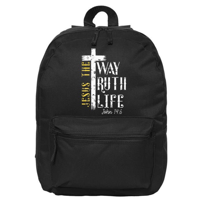 Jesus is the way truth and life John 146 16 in Basic Backpack