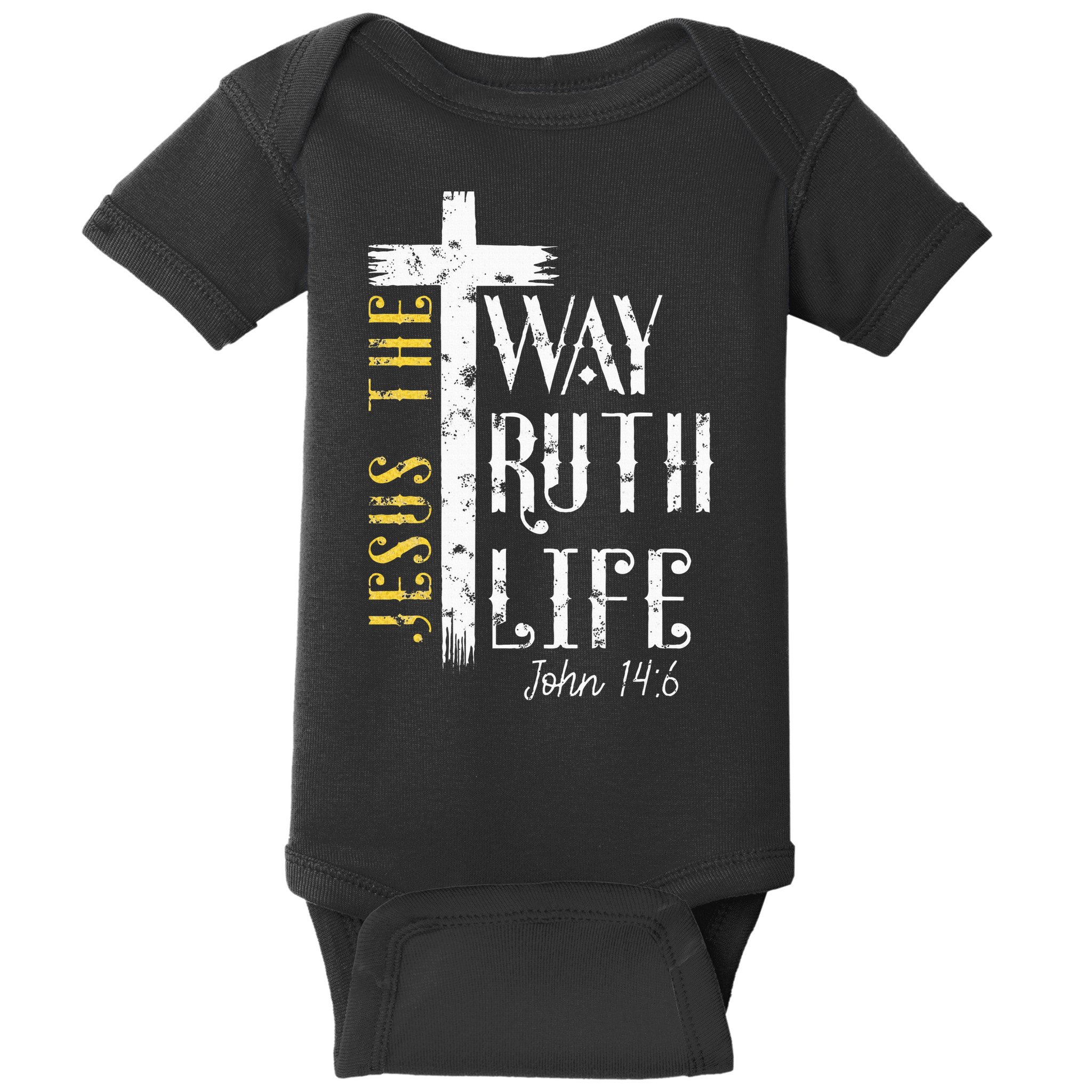 Jesus is the way truth and life John 146 Baby Bodysuit