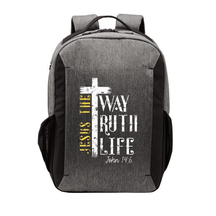 Jesus is the way truth and life John 146 Vector Backpack