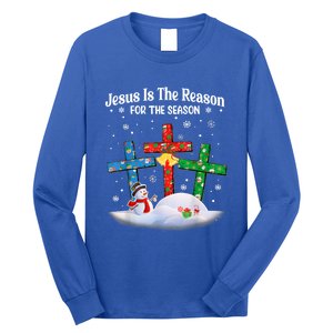 Jesus Is The Reason For The Season Christian Christmas Funny Gift Long Sleeve Shirt