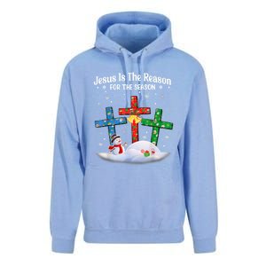 Jesus Is The Reason For The Season Christian Christmas Funny Gift Unisex Surf Hoodie