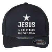 Jesus is The Reason Season Christian Bible Church Flexfit Unipanel Trucker Cap