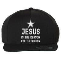 Jesus is The Reason Season Christian Bible Church Wool Snapback Cap