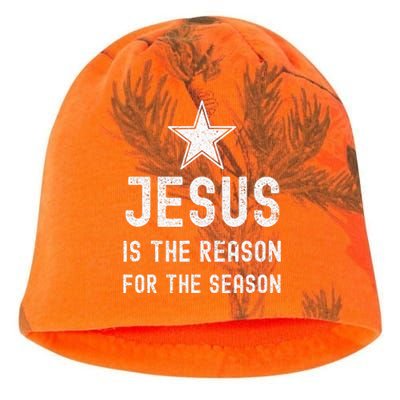 Jesus is The Reason Season Christian Bible Church Kati - Camo Knit Beanie