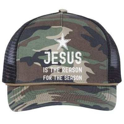 Jesus is The Reason Season Christian Bible Church Retro Rope Trucker Hat Cap