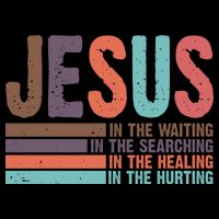 Jesus In The Waiting Quote Christian Vintage Backpack