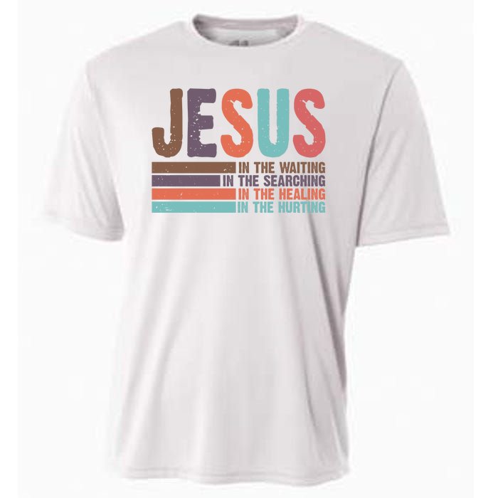 Jesus In The Waiting Quote Christian Vintage Cooling Performance Crew T-Shirt