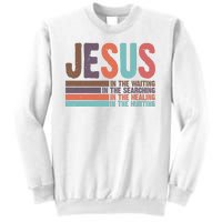 Jesus In The Waiting Quote Christian Vintage Sweatshirt