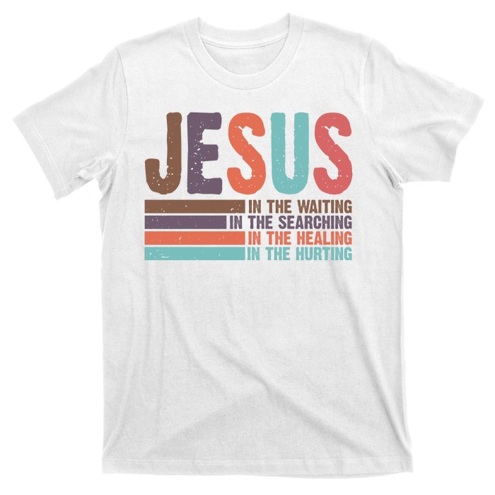 Jesus In The Waiting Quote Christian Vintage T-Shirt