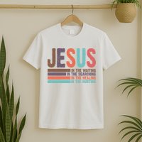 Jesus In The Waiting Quote Christian Vintage T-Shirt