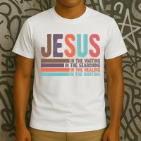 Jesus In The Waiting Quote Christian Vintage T-Shirt
