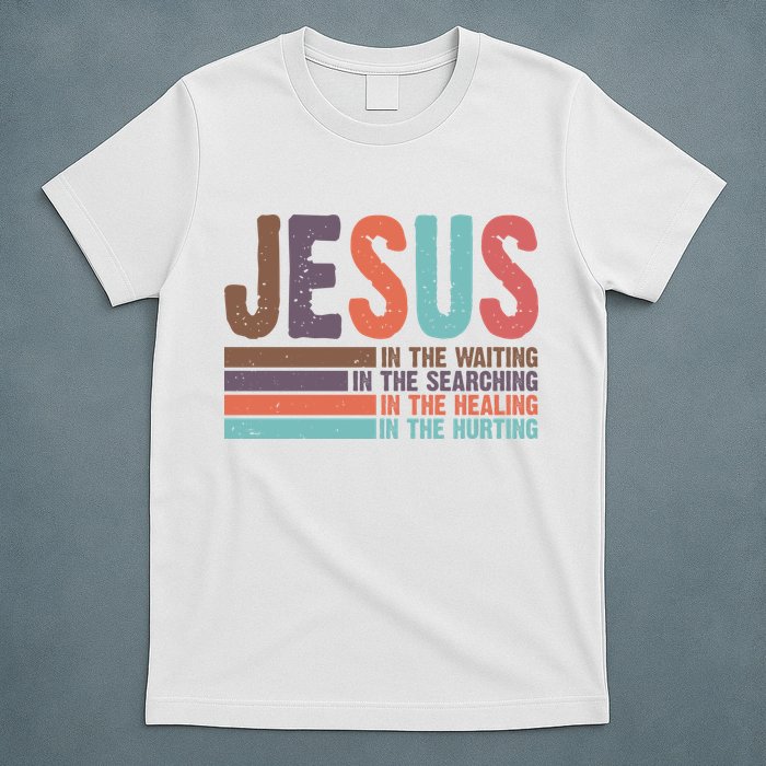 Jesus In The Waiting Quote Christian Vintage T-Shirt