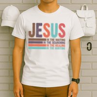Jesus In The Waiting Quote Christian Vintage T-Shirt