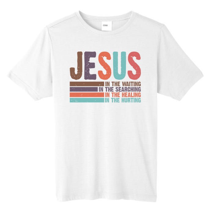 Jesus In The Waiting Quote Christian Vintage Tall Fusion ChromaSoft Performance T-Shirt