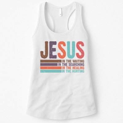Jesus In The Waiting Quote Christian Vintage Womens Tank Top