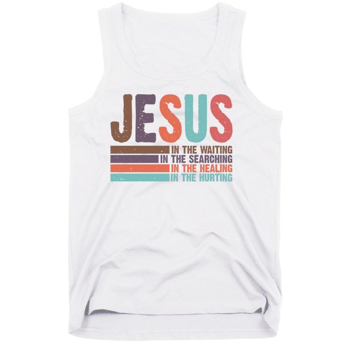 Jesus In The Waiting Quote Christian Vintage Tank Top