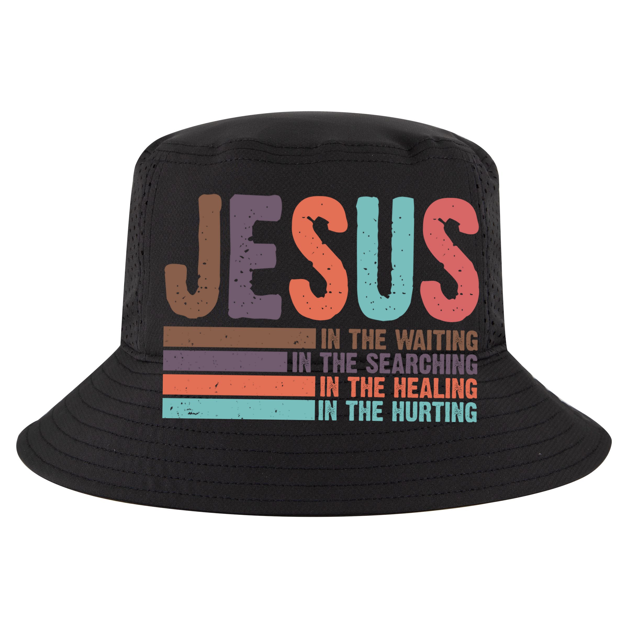 Jesus In The Waiting Quote Christian Vintage Golf Towel