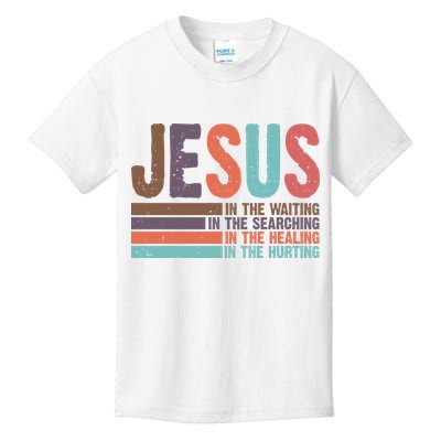 Jesus In The Waiting Quote Christian Vintage Kids T-Shirt