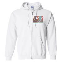 Jesus In The Waiting Quote Christian Vintage Full Zip Hoodie