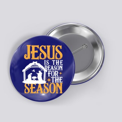 Jesus Is The Reason For The Season Christian Christmas Meaningful Gift Button