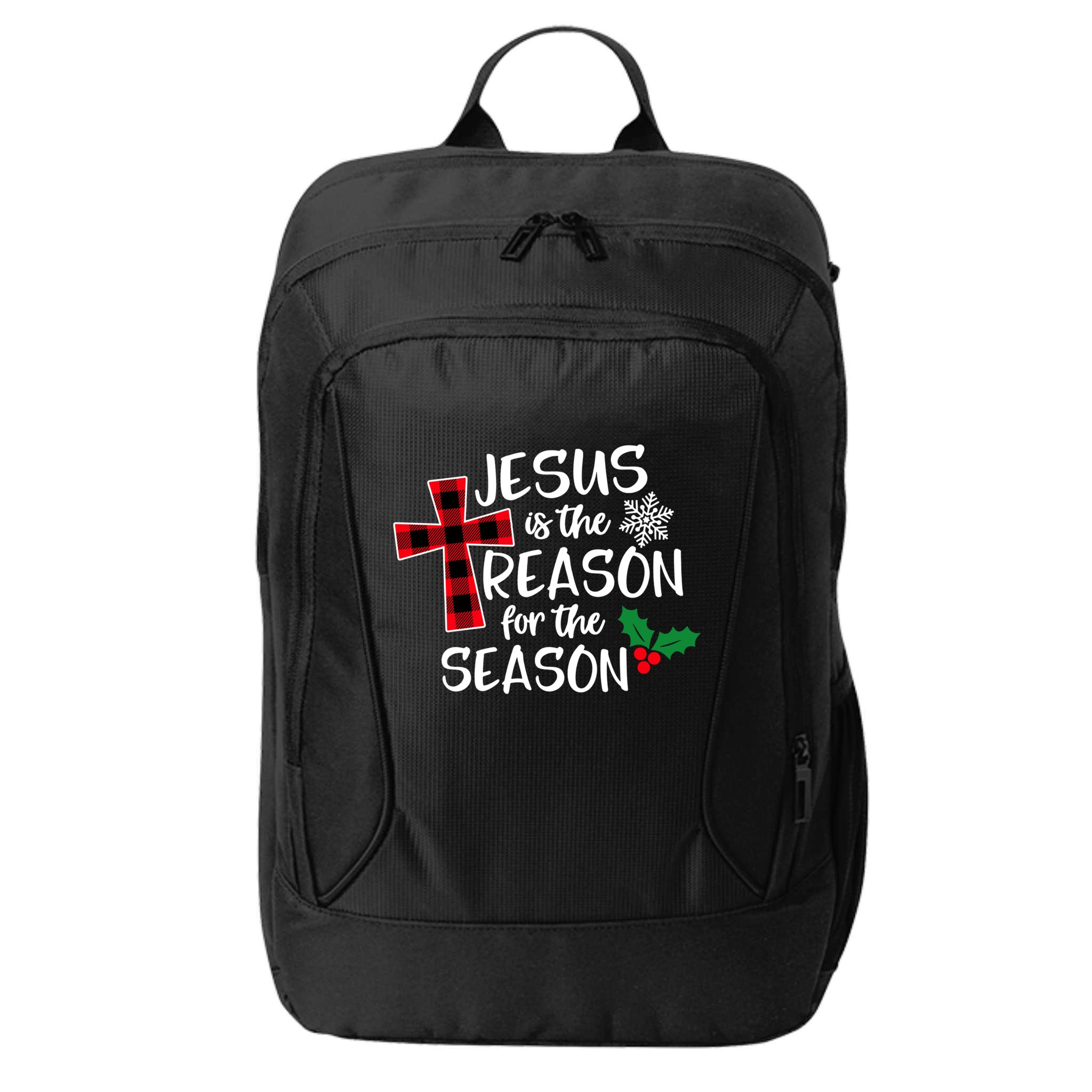 Jesus Is The Reason For The Season Christian Christmas Meaningful Gift City Backpack