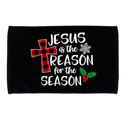 Jesus Is The Reason For The Season Christian Christmas Meaningful Gift Microfiber Hand Towel