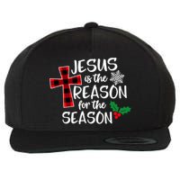 Jesus Is The Reason For The Season Christian Christmas Meaningful Gift Wool Snapback Cap