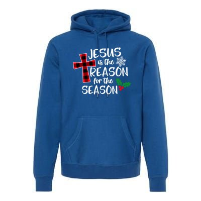 Jesus Is The Reason For The Season Christian Christmas Meaningful Gift Premium Hoodie