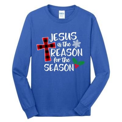 Jesus Is The Reason For The Season Christian Christmas Meaningful Gift Tall Long Sleeve T-Shirt