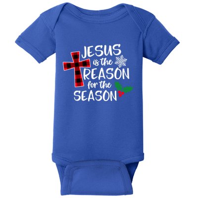 Jesus Is The Reason For The Season Christian Christmas Meaningful Gift Baby Bodysuit