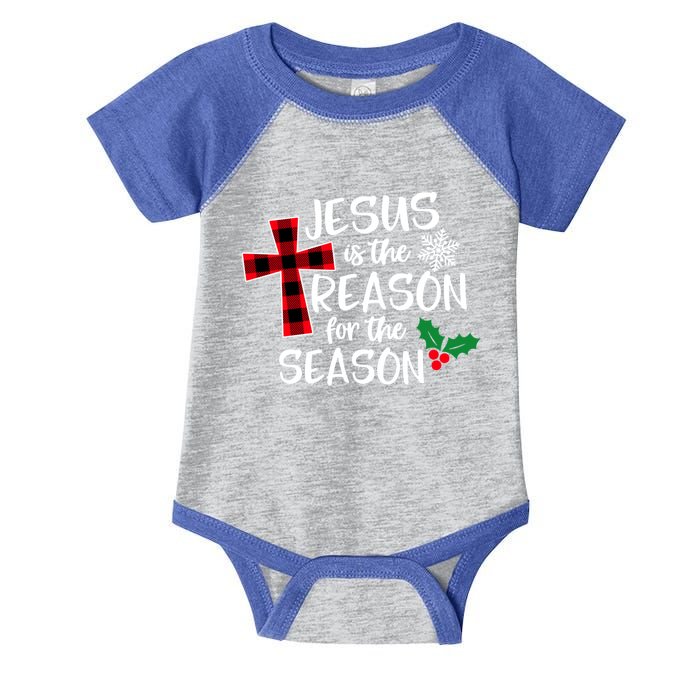 Jesus Is The Reason For The Season Christian Christmas Meaningful Gift Infant Baby Jersey Bodysuit