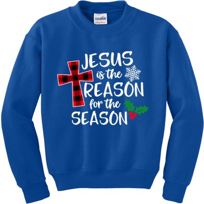 Jesus Is The Reason For The Season Christian Christmas Meaningful Gift Kids Sweatshirt
