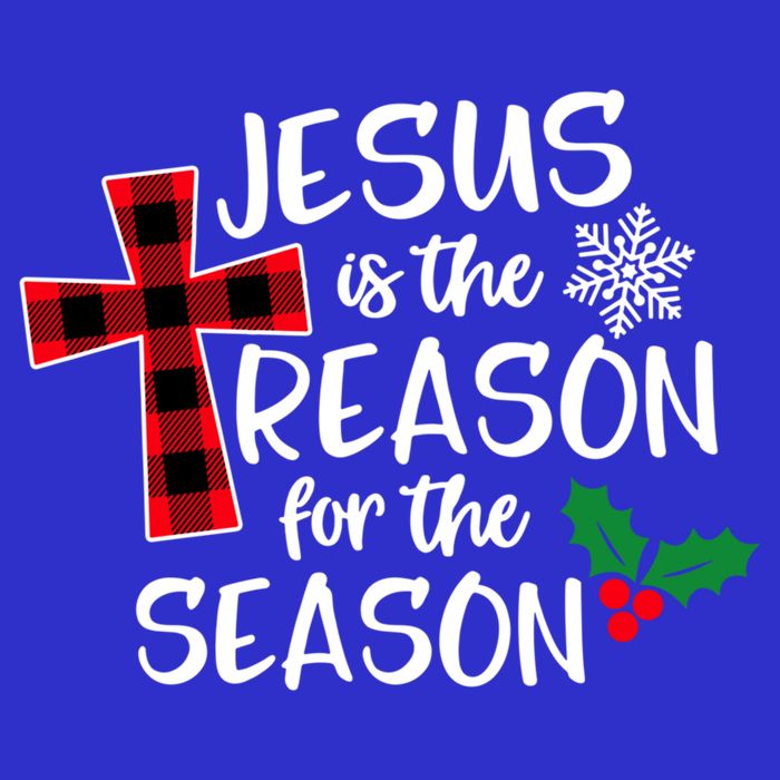 Jesus Is The Reason For The Season Christian Christmas Meaningful Gift Zip Tote Bag