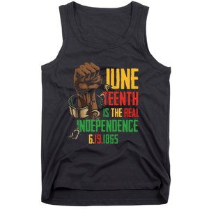 Juneteenth Is The Real Independence Day 1865 Freedom Pride Tank Top