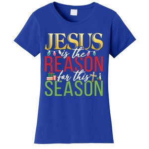 Jesus Is The Reason For This Season Xmas Christmas Gift Women's T-Shirt