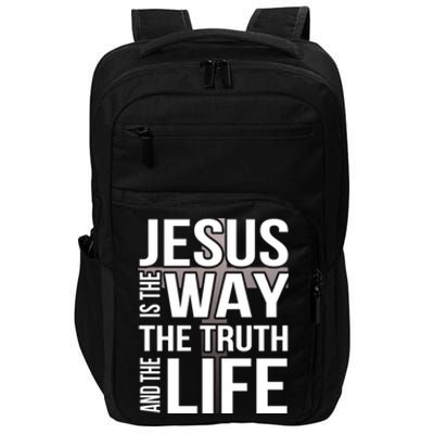 Jesus Is The Way The Truth And The Life Gift Impact Tech Backpack